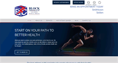 Desktop Screenshot of blockchiropractic.com